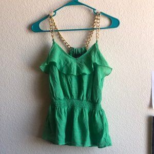 BEBE green Blouse